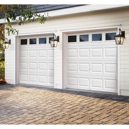Clopay Classic Steel 8 ft. x 7 ft. 12.9 Insulated Garage Door with Windows