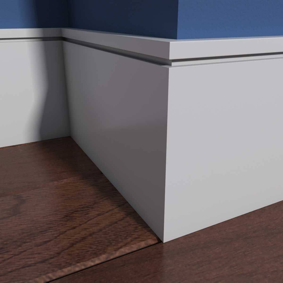 GROVEED 1/2 x 5" x 12ft MDF  Baseboard
