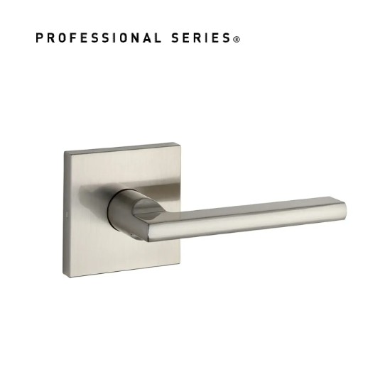 Taymor Pace Line Lever Square Rose DUMMY Satin Nickel