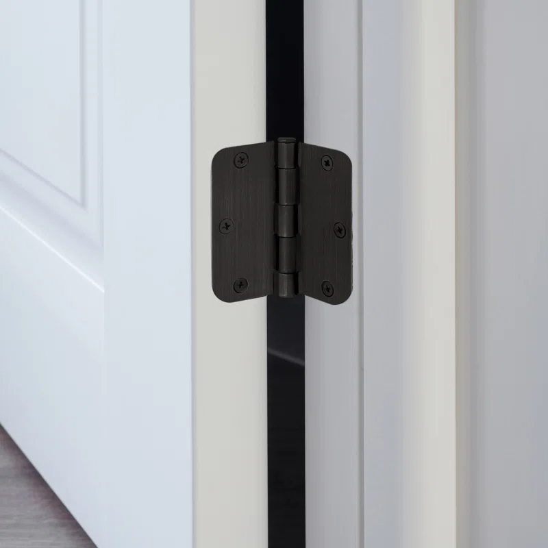 Taymor 3.5 x 3.5, 1/4" Radius Hinge (Black)