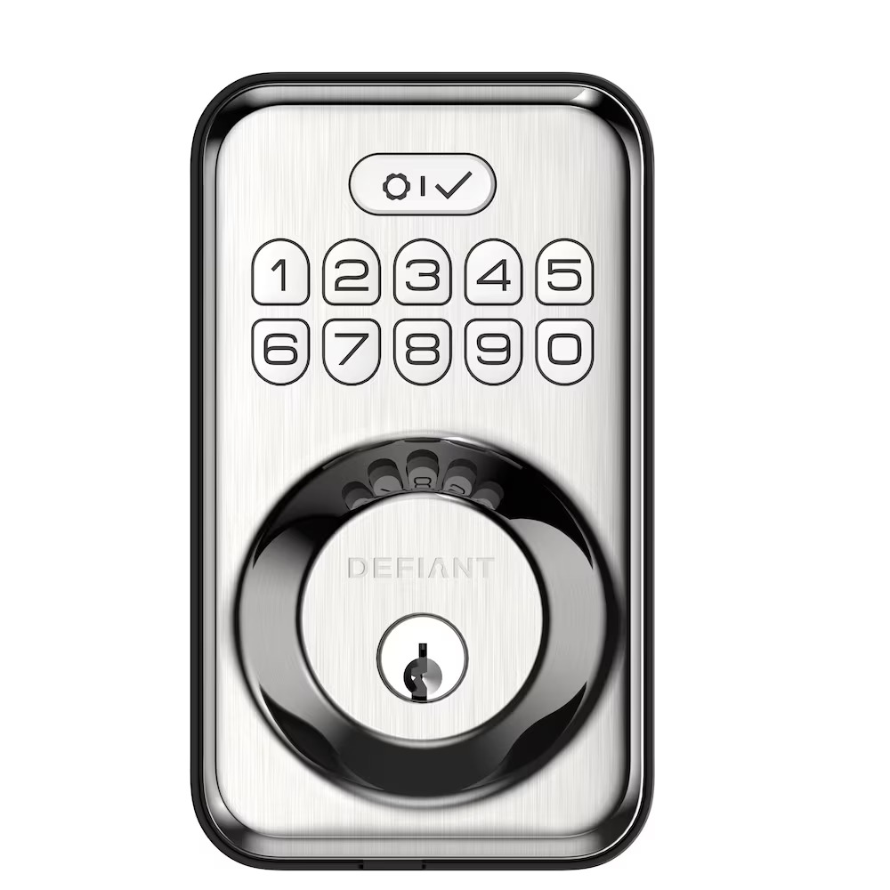 Electronic Keypad Deadbolt (Satin Nickel)