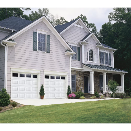 Clopay Classic Steel 8 ft. x 7 ft. 12.9 Insulated Garage Door with Windows