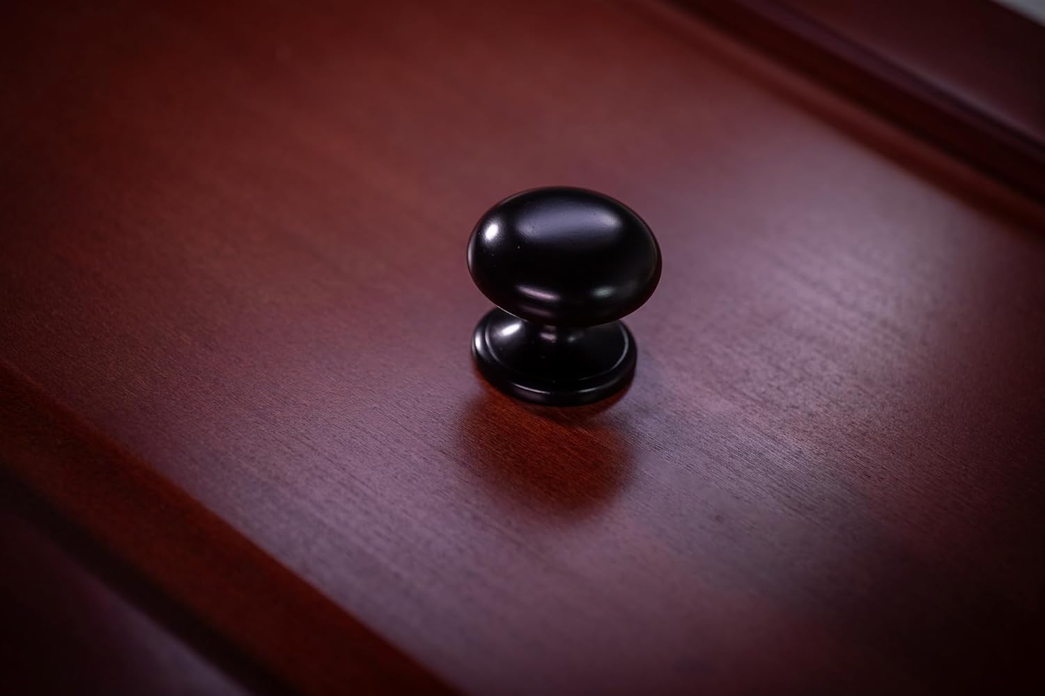 Bi-Fold Door Knob 1-1/4" Black