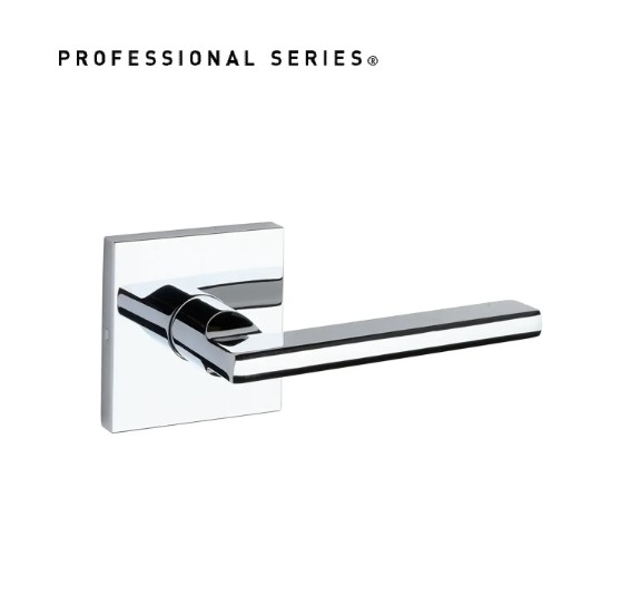 Taymor Pace Line Lever Square Rose Privacy Polished Chrome