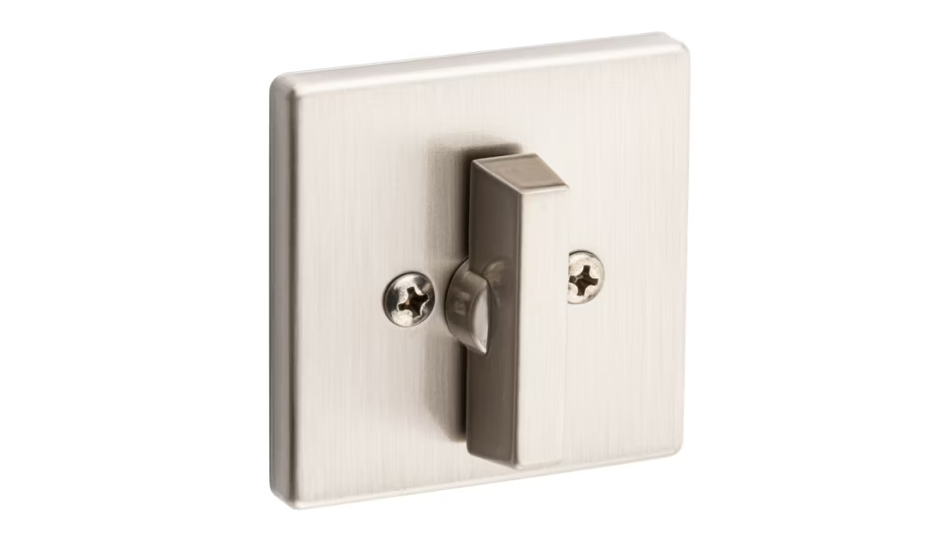 Weiser Elements Square Deadbolt - featuring SmartKey (Nickel)