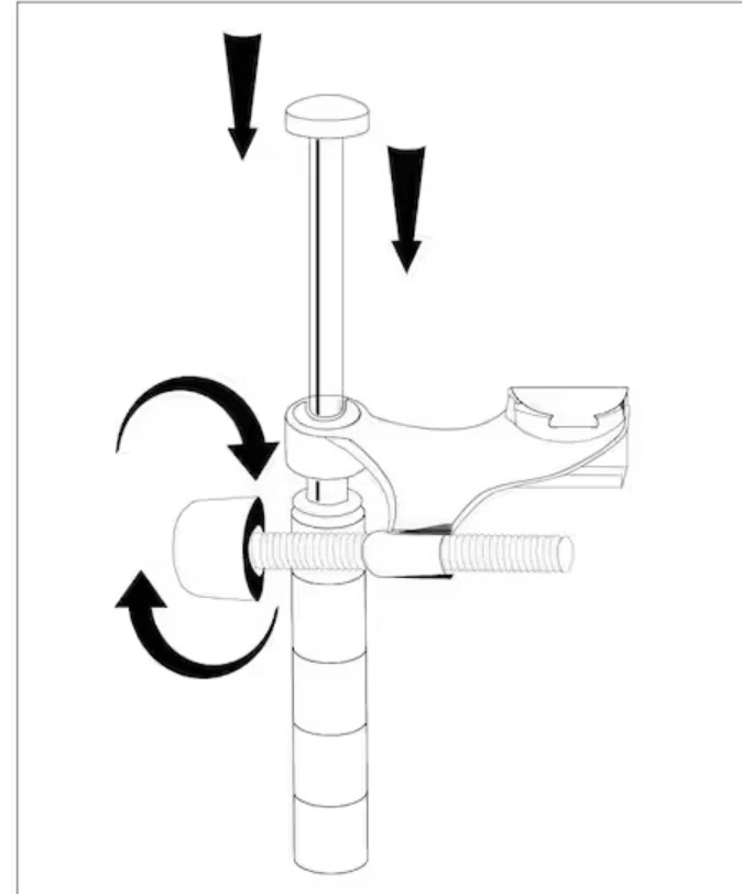 Black Hinge Pin Door Stop Black (1-pack)