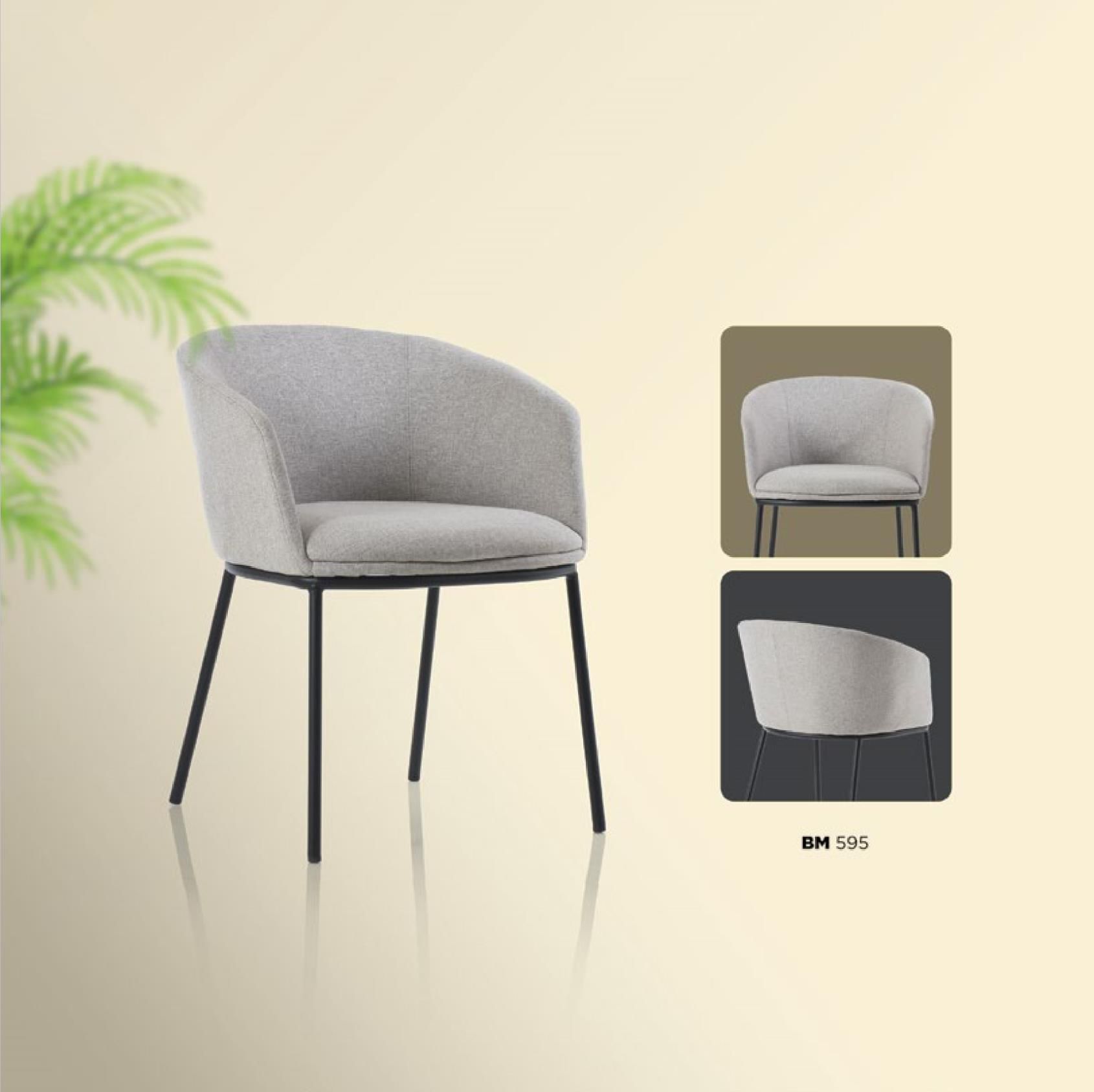 Silla moderna tapizada