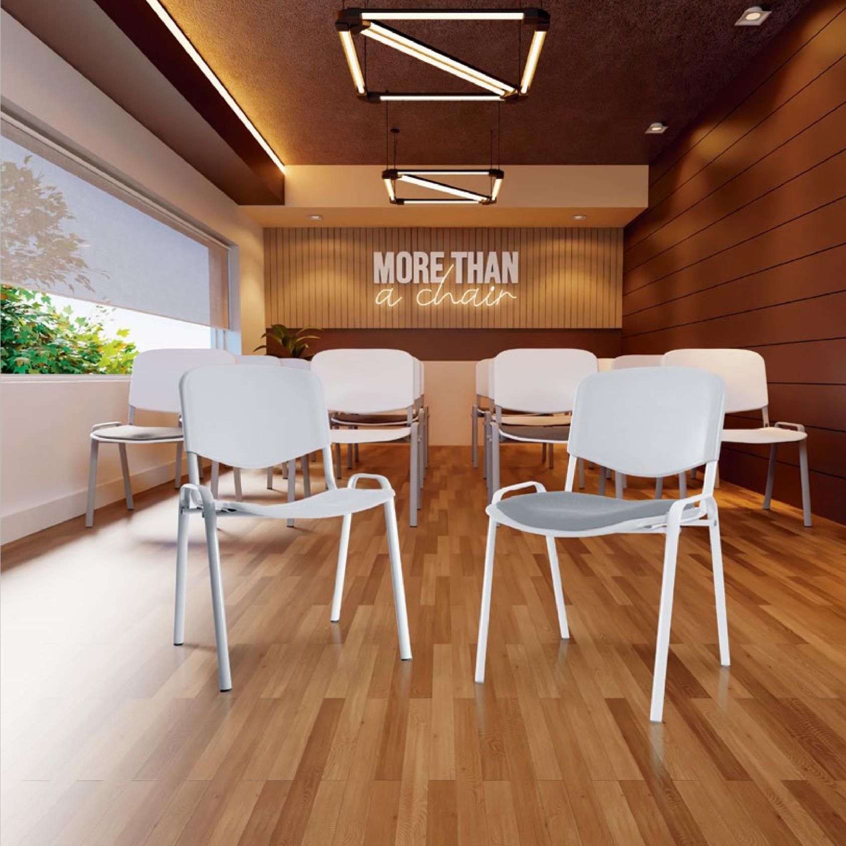 Silla Moderna Blanca