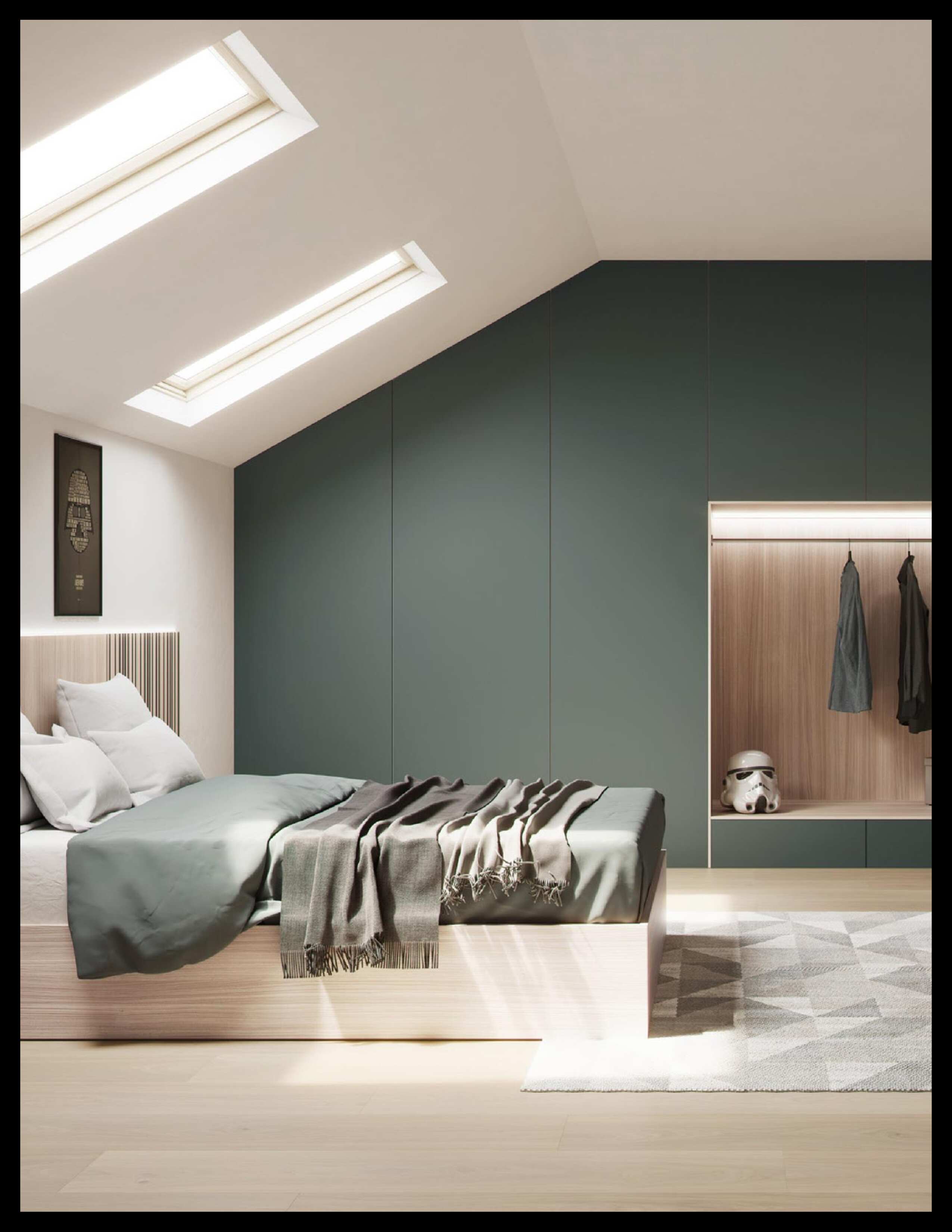 Recámara Moderna Minimalista