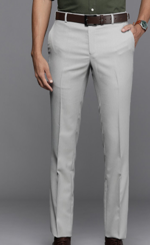 Men's Formal Light Grey Trousers