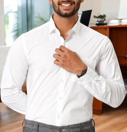 Men's White Dress Shirt