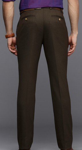 Men's Formal Brown Trousers
