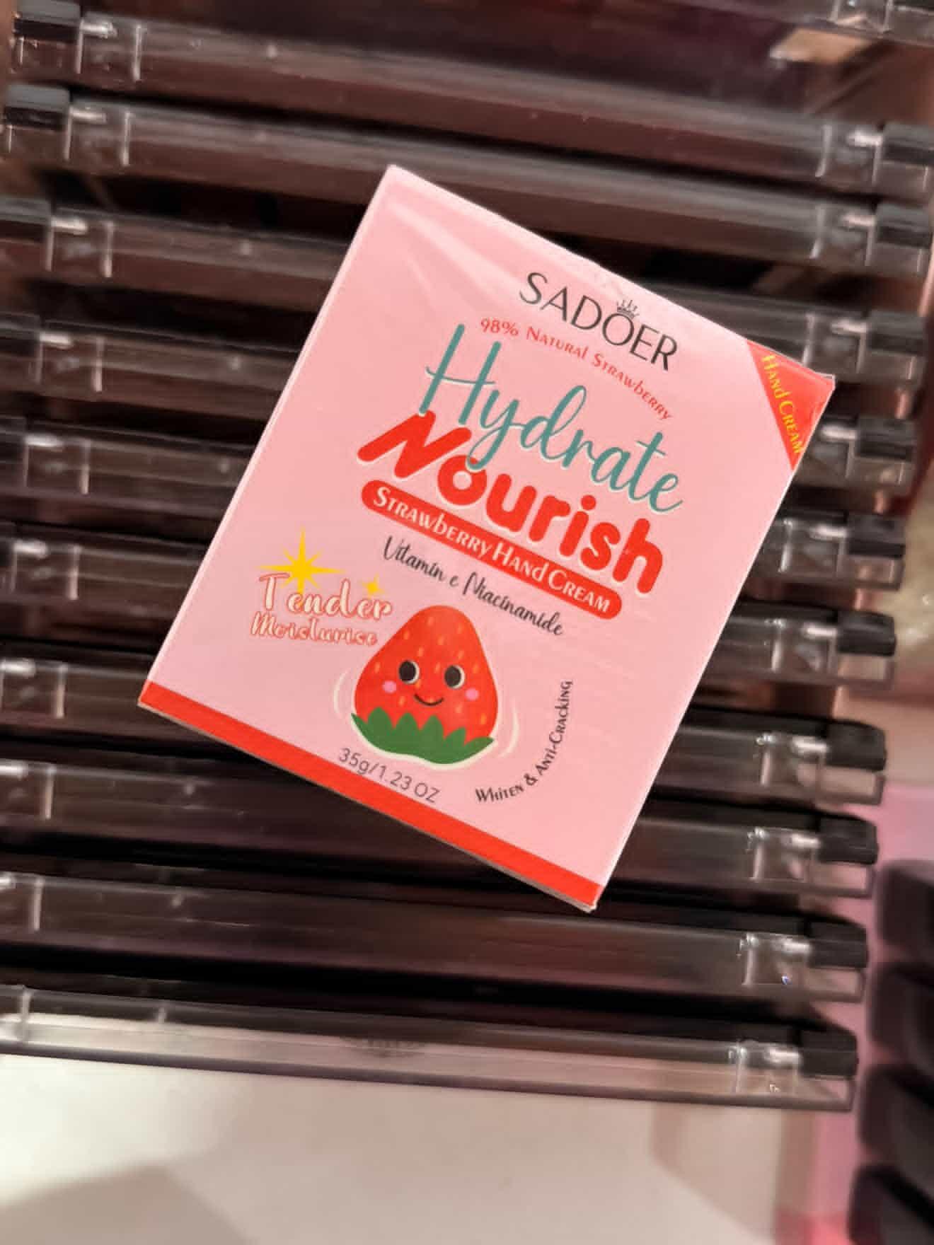 Crema de manos SADOER fresa