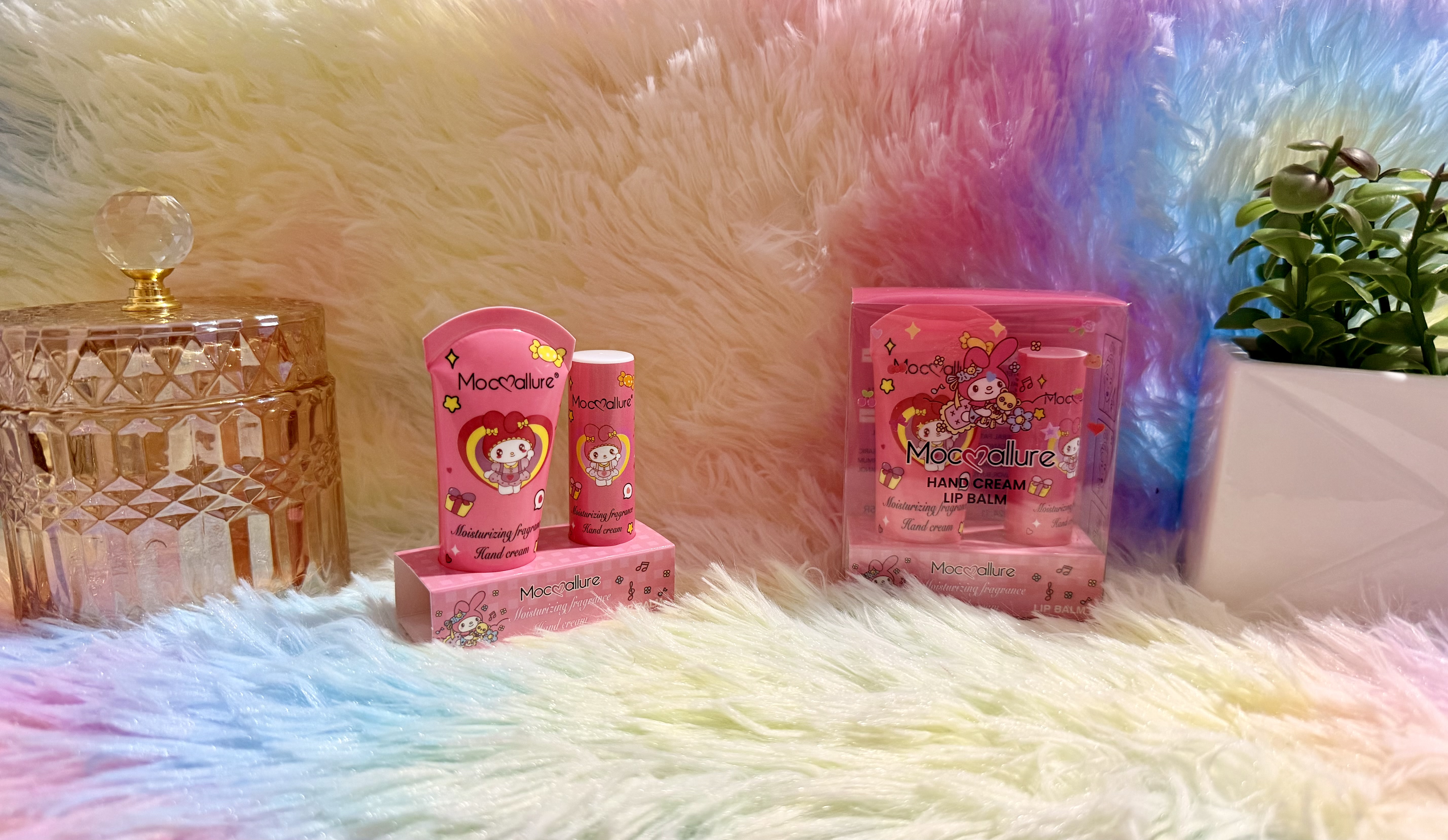 Set de crema de manos + bálsamo My Melody