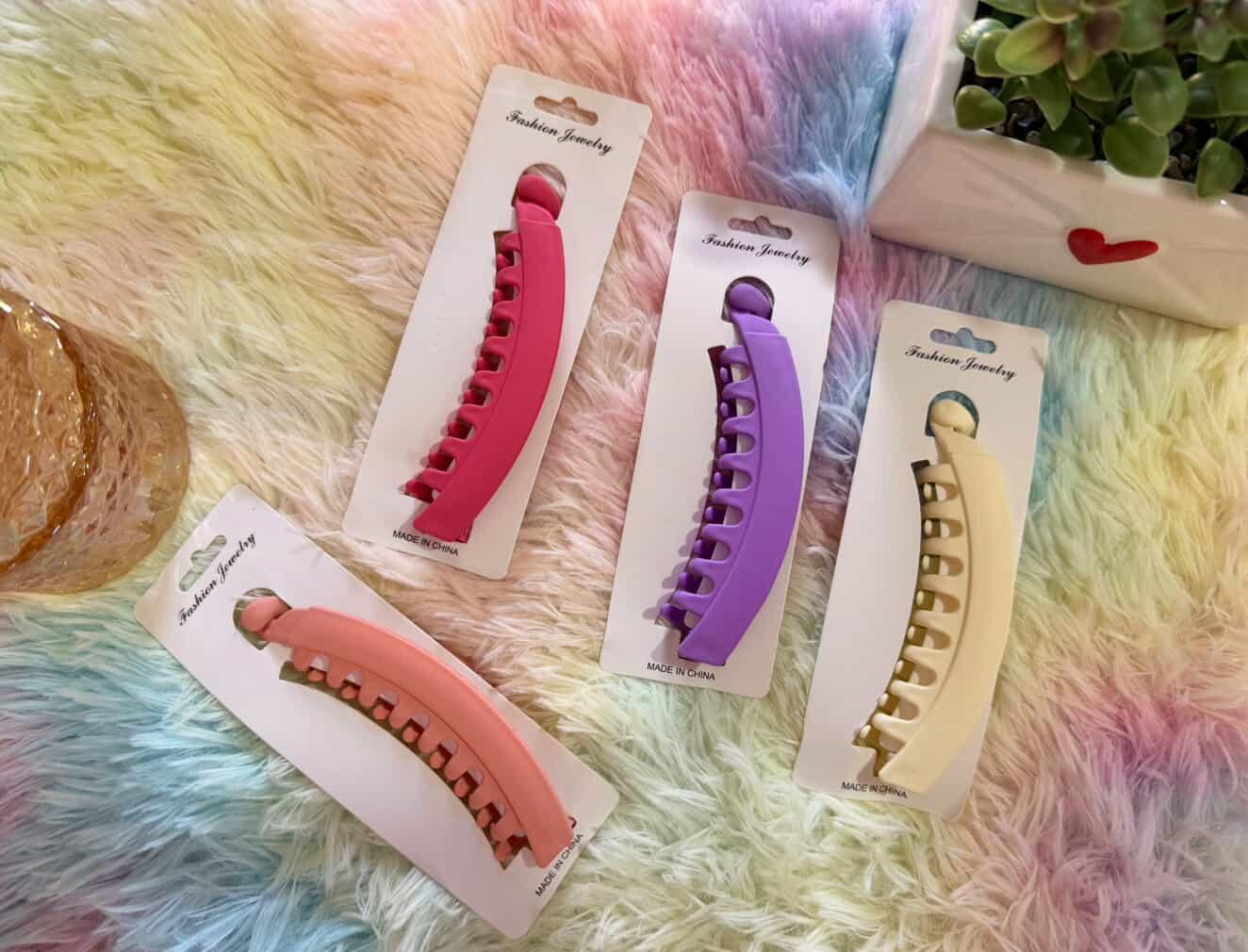 Pinza para cabello multicolor