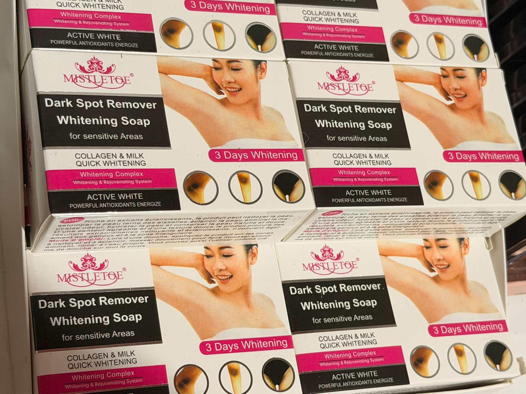 Jabón Blanqueador Removedor de Manchas Oscuras