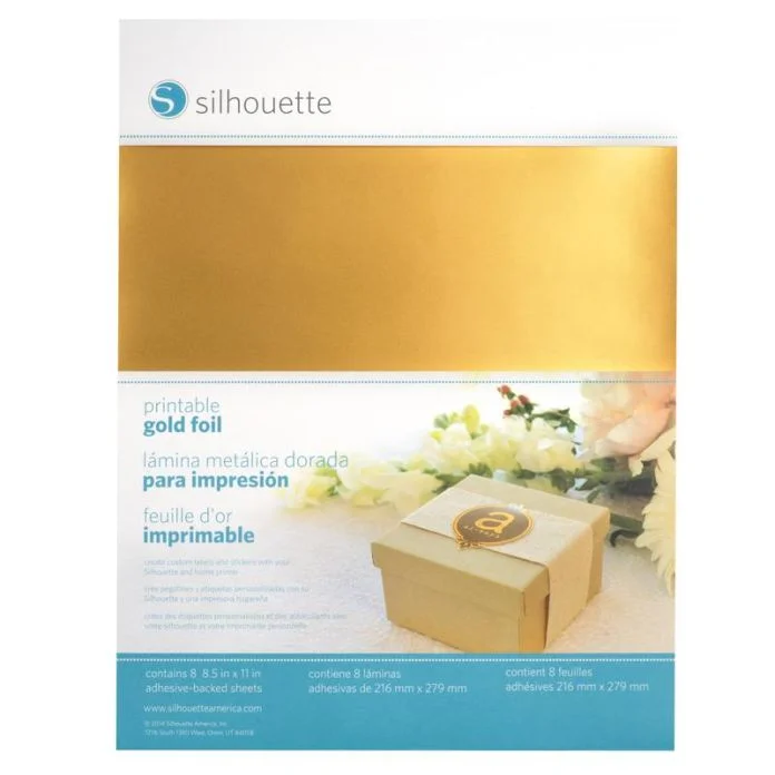 Printable Gold Foil 8.5"x11" (8/pk)