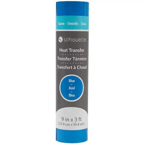 Blue Smooth Heat Transfer Roll 9" x 36"