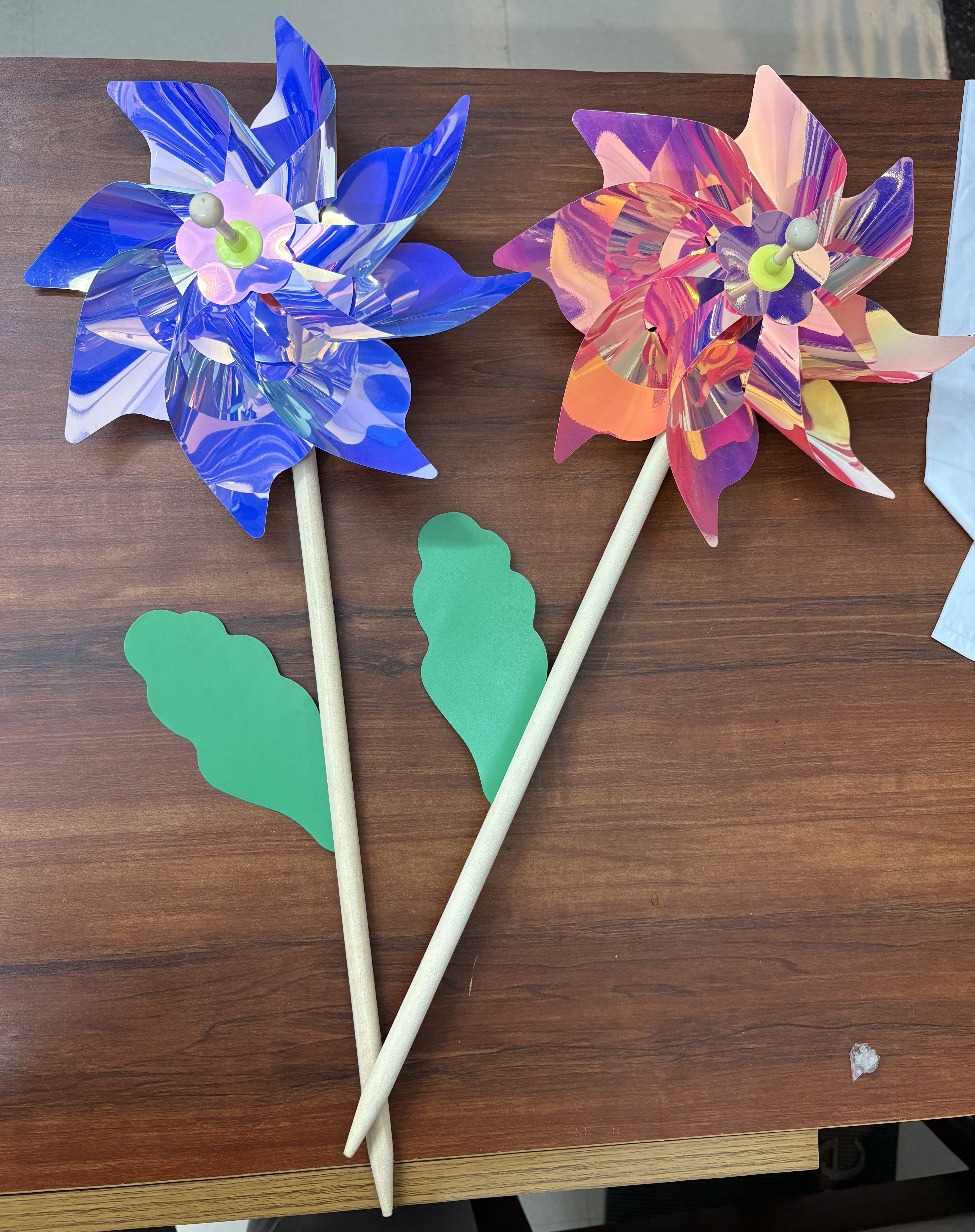 Colorful Flower Pinwheels- Wind mill