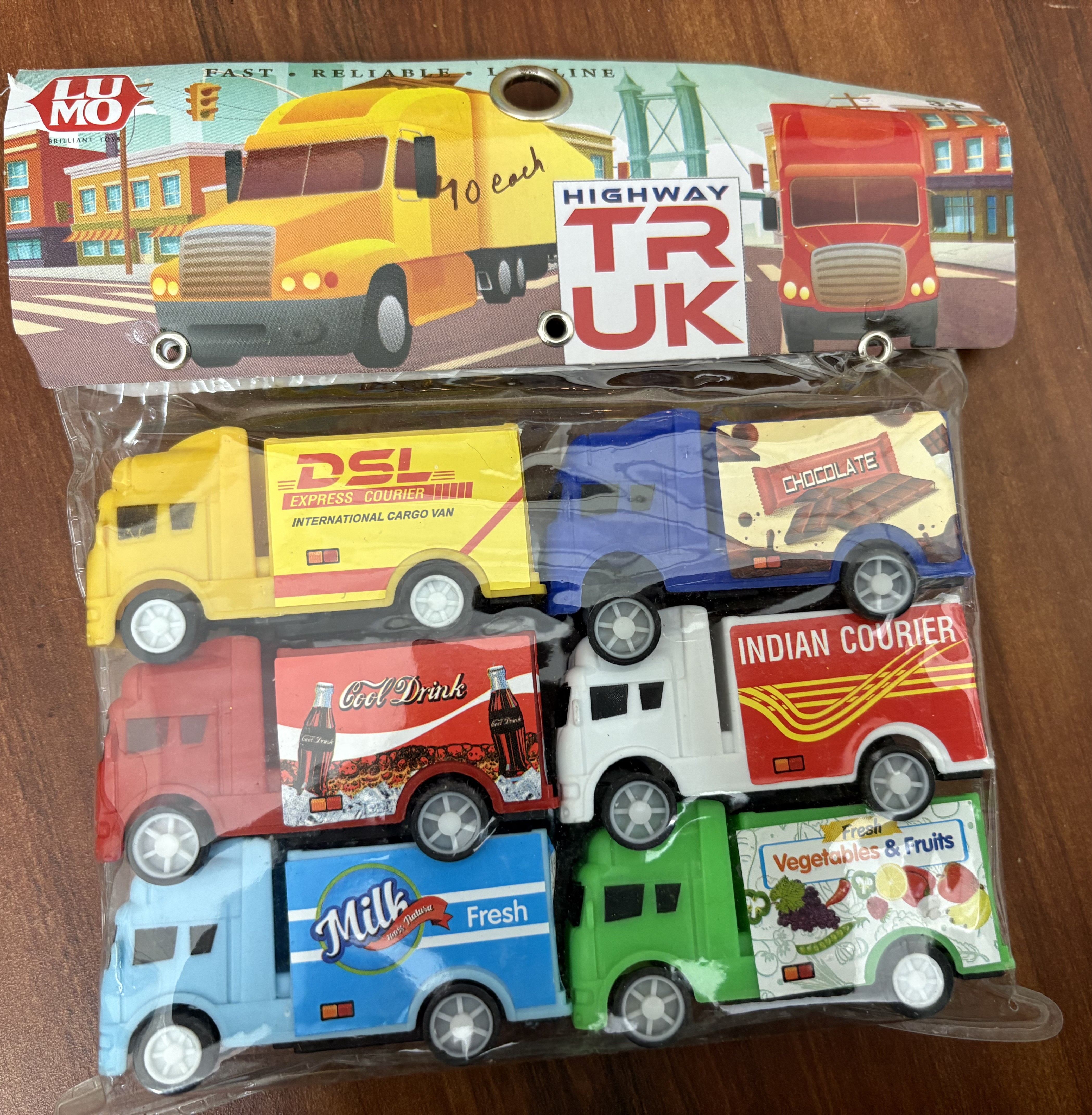 Highway Truck Toy Set- Each