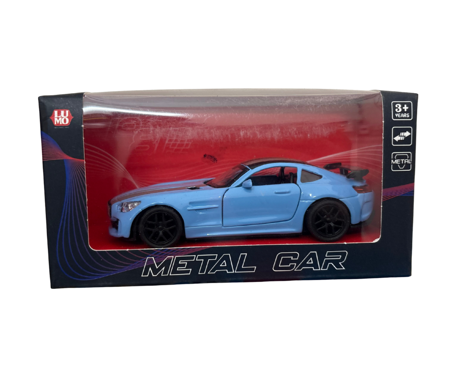 Metal Car Blue Mustang GT