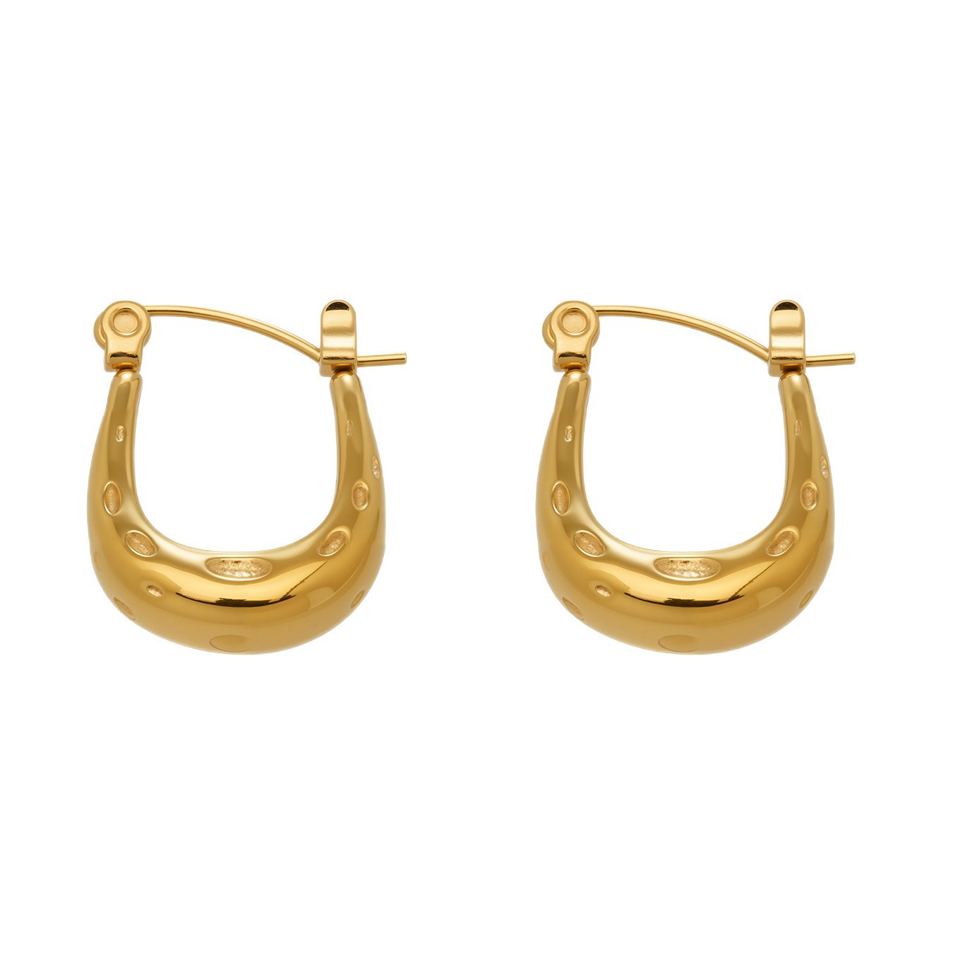 Stainless Steel Hoop Earrings 502046