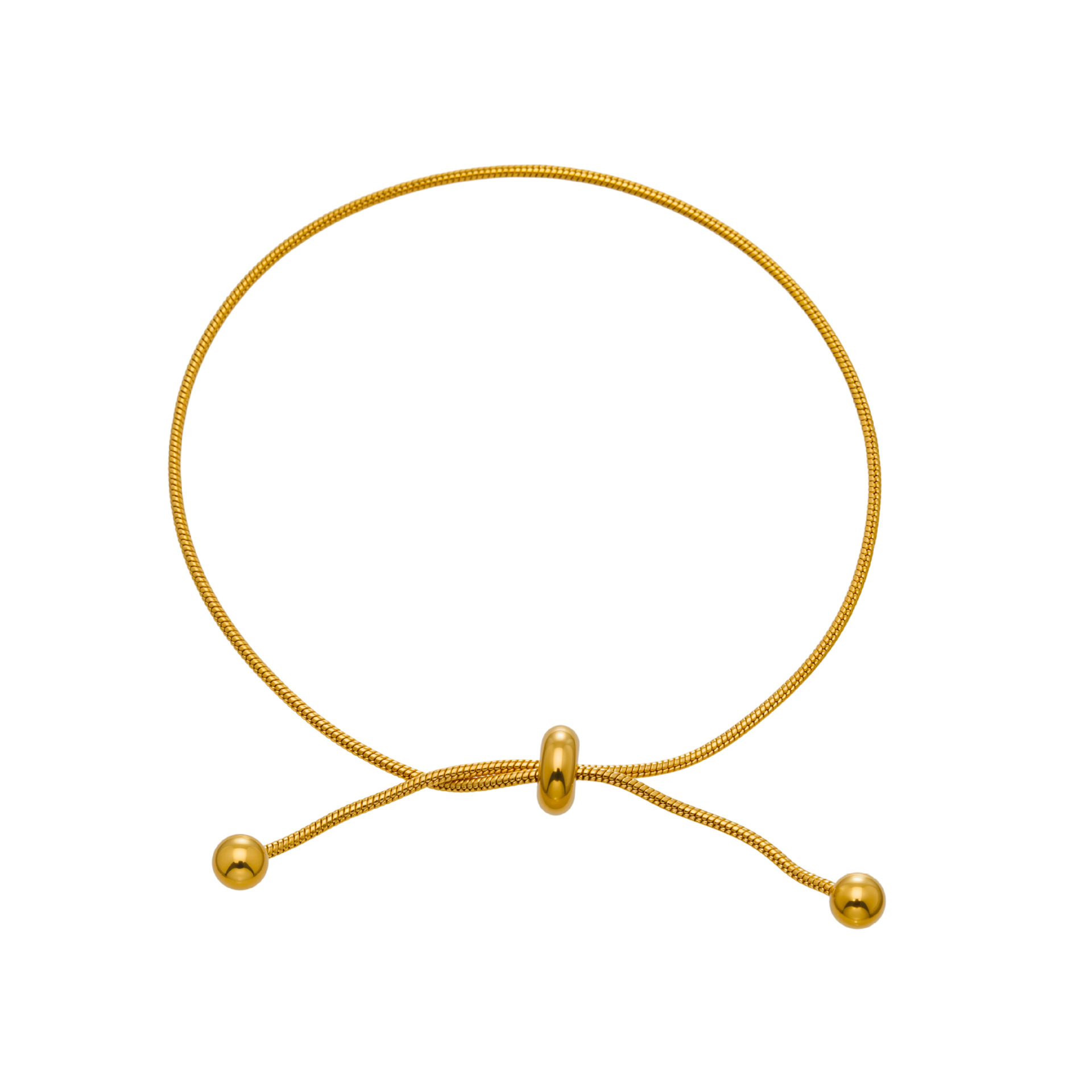 Stainless steel ball chain snake bone chain adjustable bracelet 505066