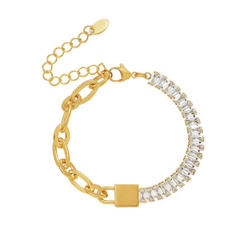 Gold Chain Stainless Steel Bracelet 505059