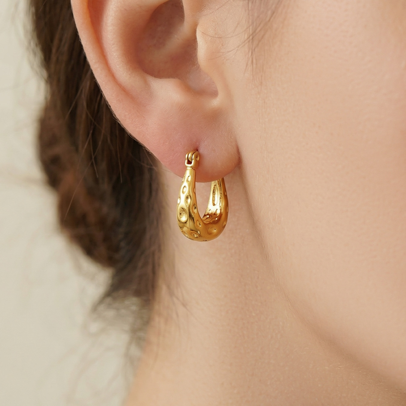 Stainless Steel Hoop Earrings 502046