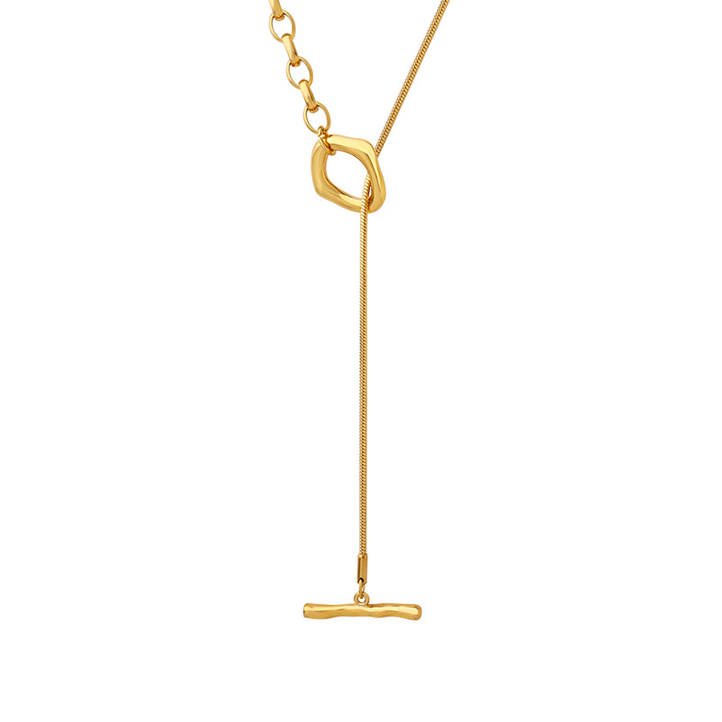 Minimalist Chain Pendant Necklace 501097