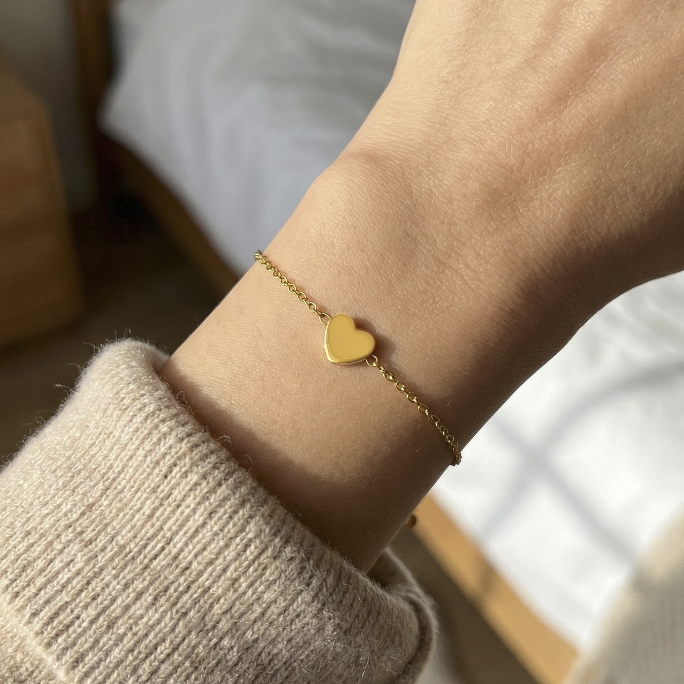 Heart Charm Bracelets Set 505069