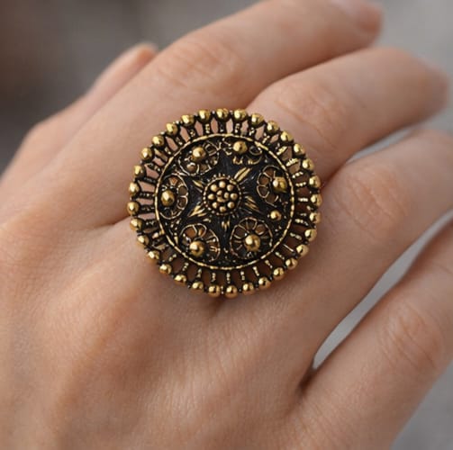 Antique Boho Statement Ring
