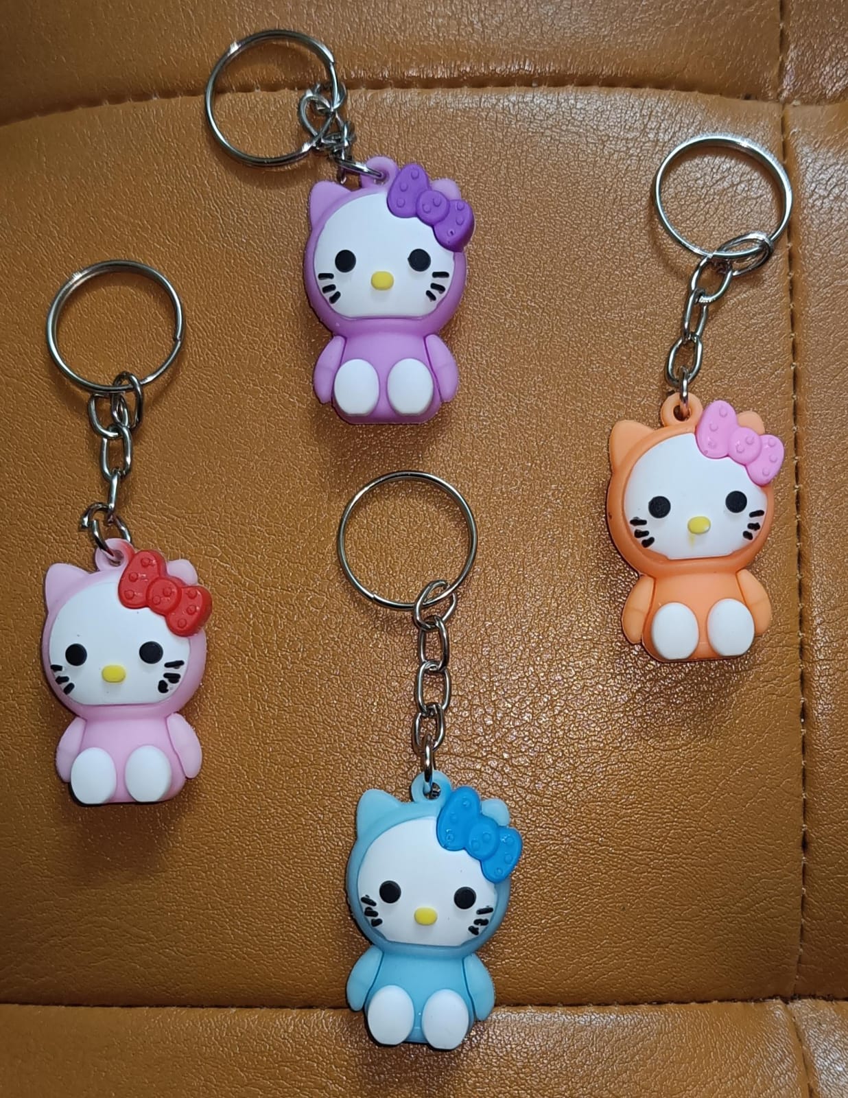 Cute Hello Kitty Keychain- single random Color