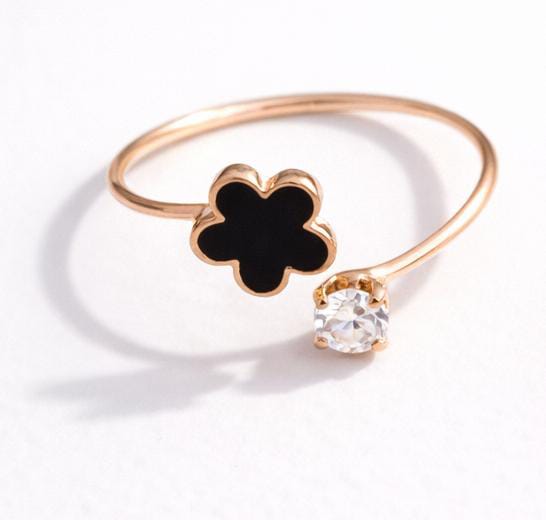 Elegant Flower Adjustable Ring