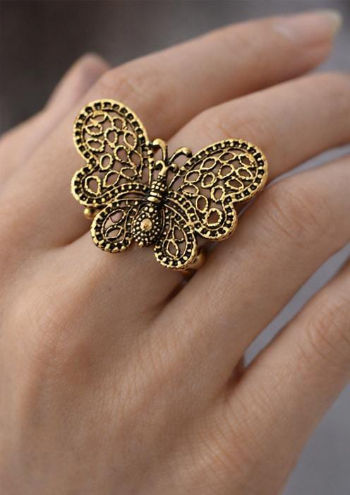 Vintage Butterfly Ring