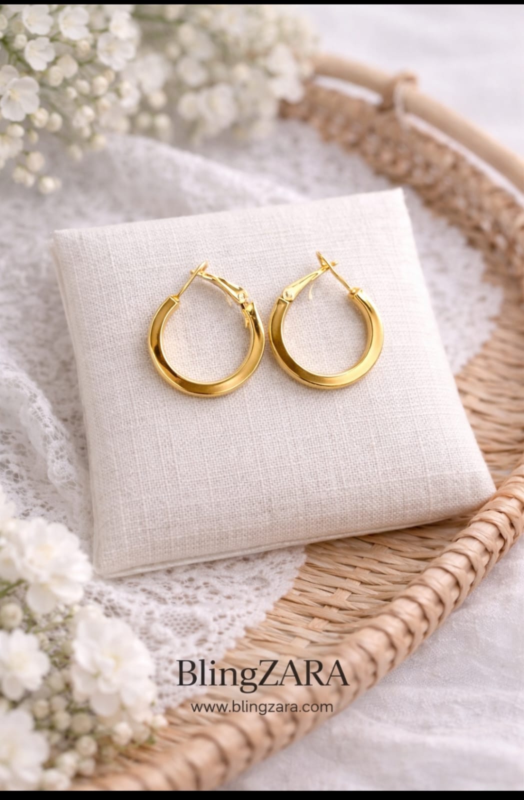 Gold Hoop Earrings