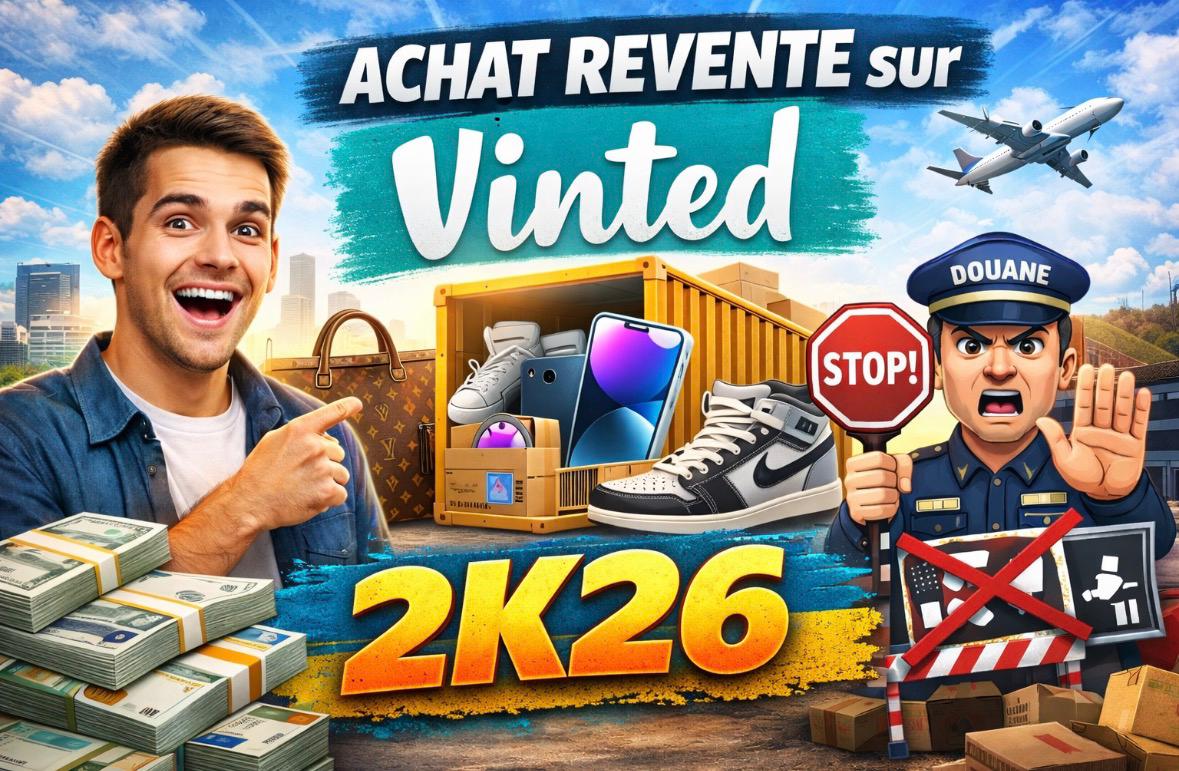 Achat revente vinted en 2k26 avec de grosse marge 