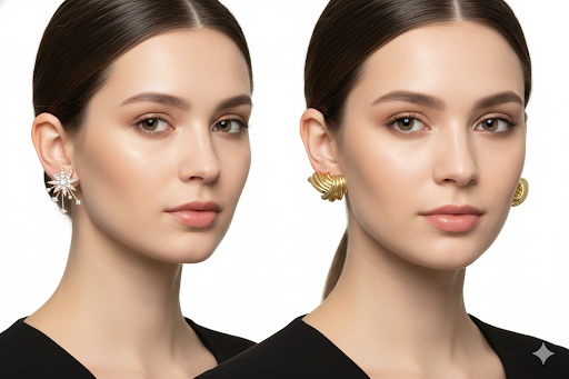 Elegant Stud Earrings Set