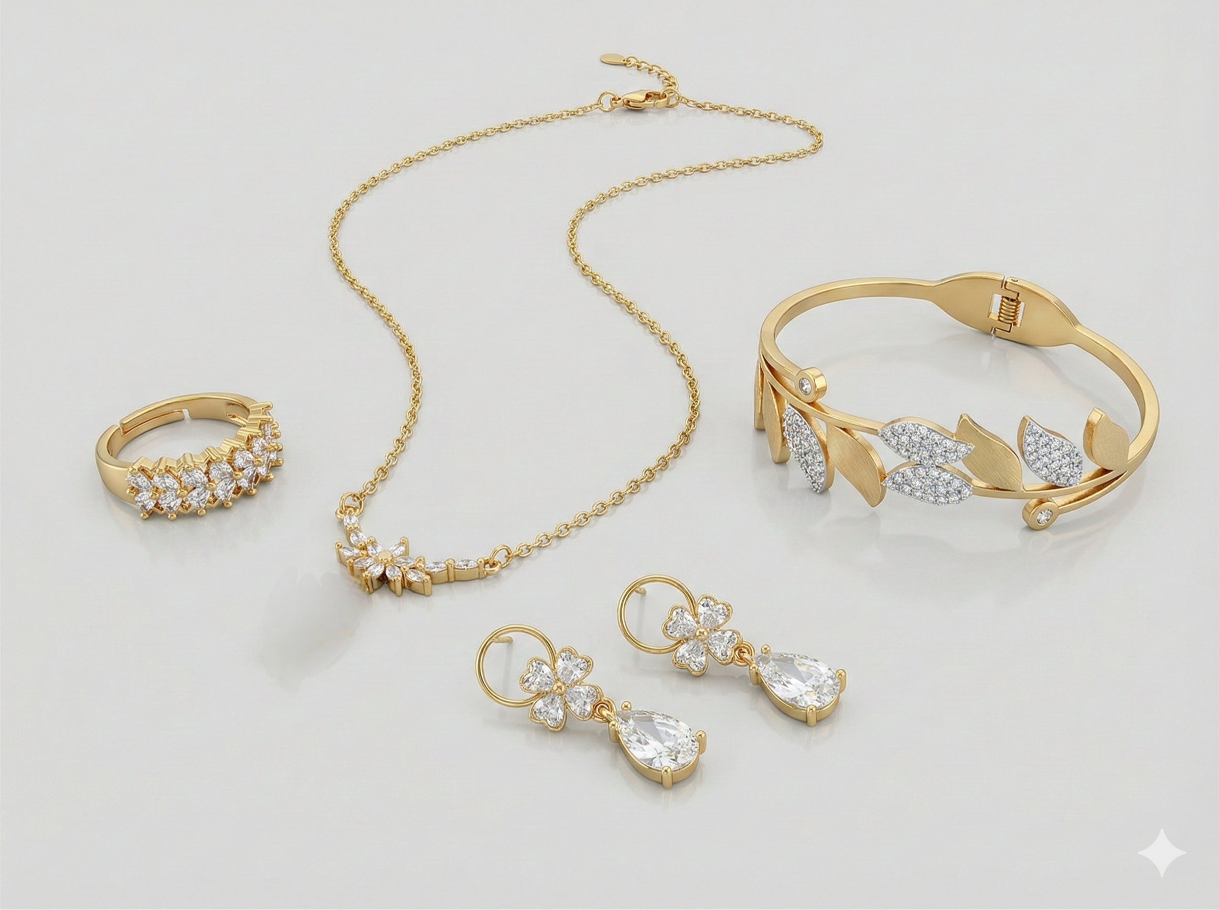 Gold Plated Jewelry Set
