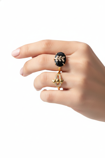 Elegant Gold plated Rings Set