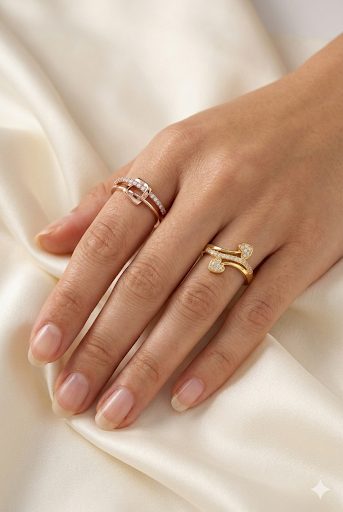 Elegant Designer Couple Rings