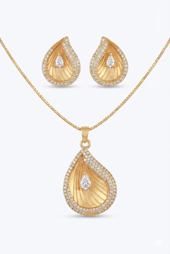 Elegant Gold-Plated Jewelry Set