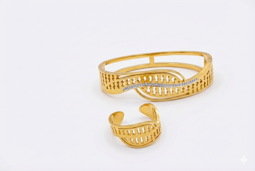 Elegant Gold plated Jewelry Set