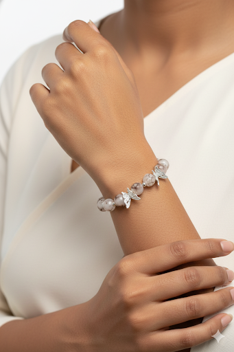 Butterfly Charm Beaded Bracelet