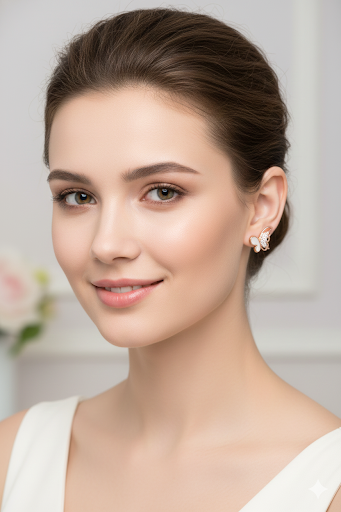 Butterfly Shaped Stud Earrings