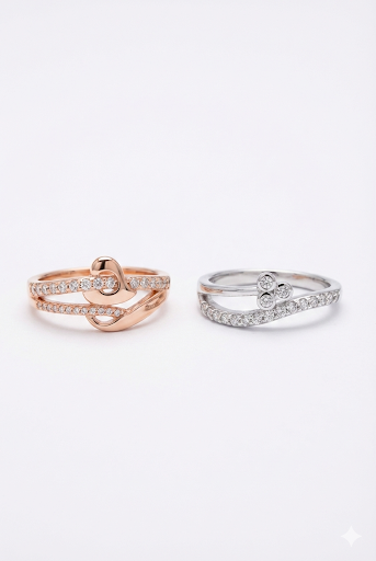Elegant Diamond Ring Set