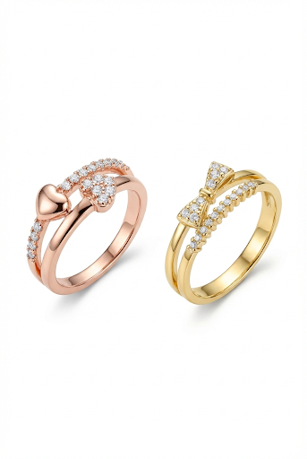 Elegant Duo Ring Set
