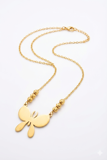 Gold Butterfly Necklace