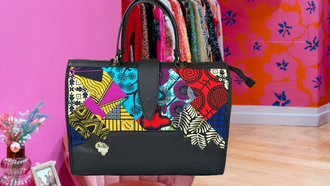 African Print Handbag