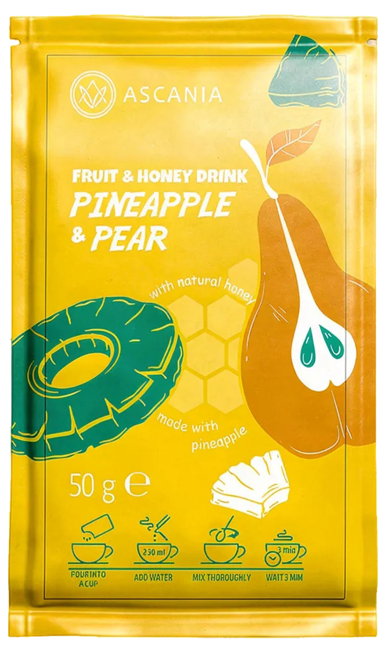 Fruit tea with honey “Pineapple & Pear”